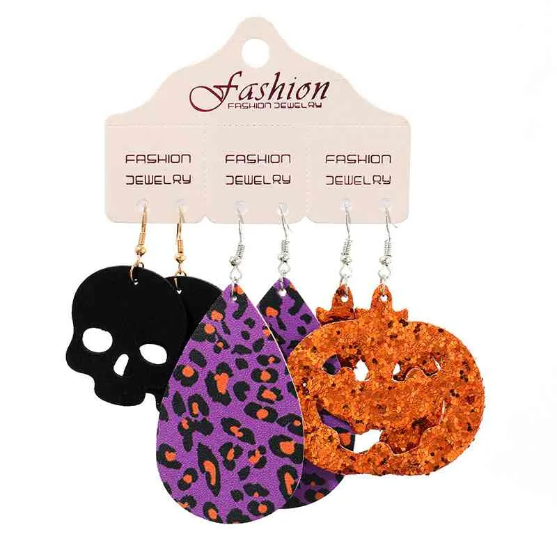 Teardrop Halloween Dangle Earrings
