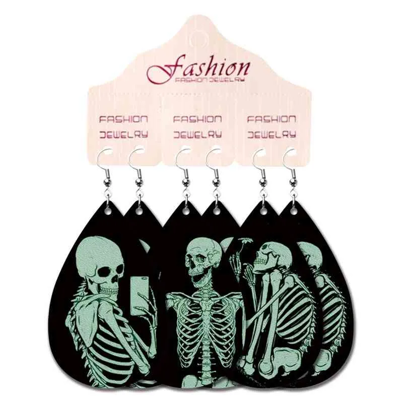 Teardrop Halloween Dangle Earrings