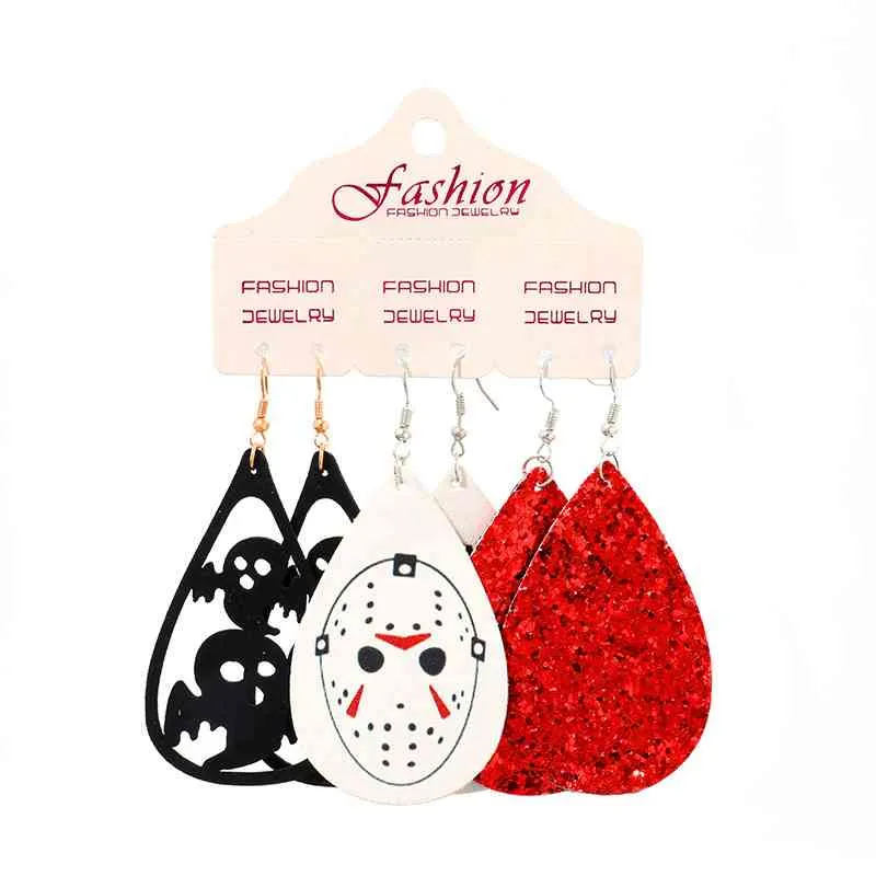 Teardrop Halloween Dangle Earrings