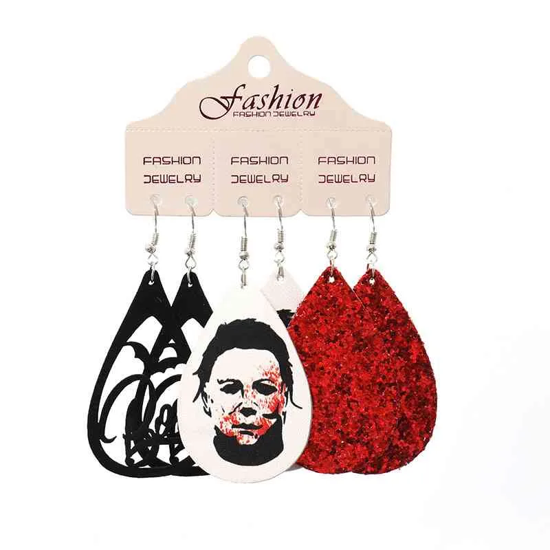 Teardrop Halloween Dangle Earrings