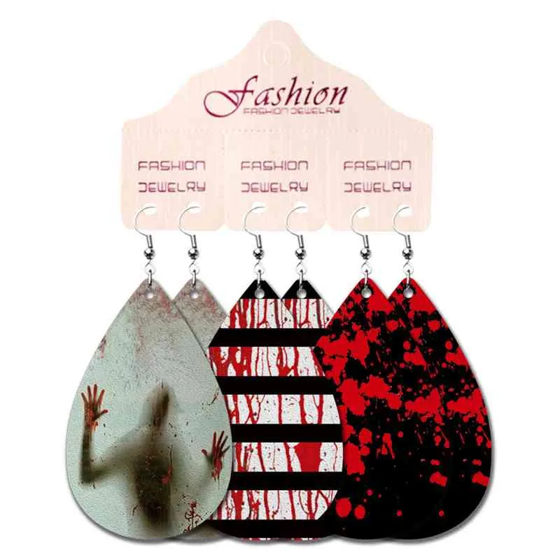 Teardrop Halloween Dangle Earrings