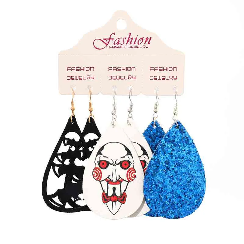 Teardrop Halloween Dangle Earrings