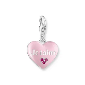 THOMAS SABO Charm Pendant Je T’Aime Heart