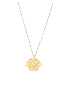 Tobie Coin Necklace Gold