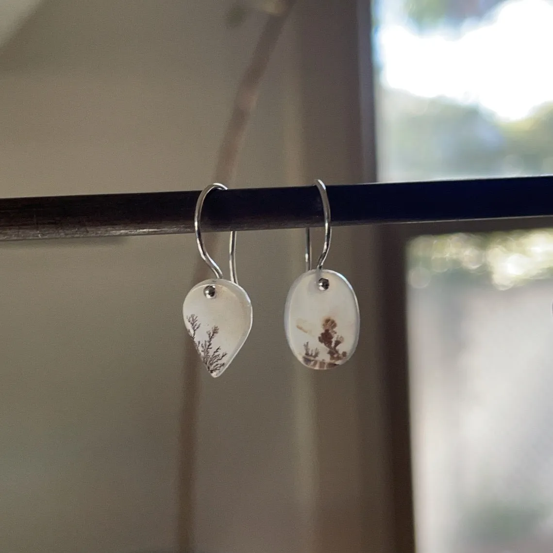 Together dendritic earrings