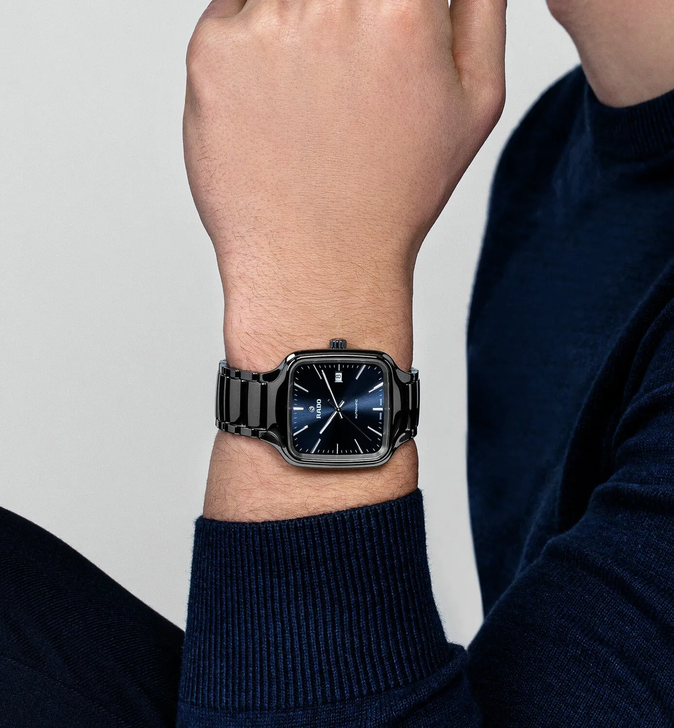 True Square Unisex Analog Ceramic Watch R27077202