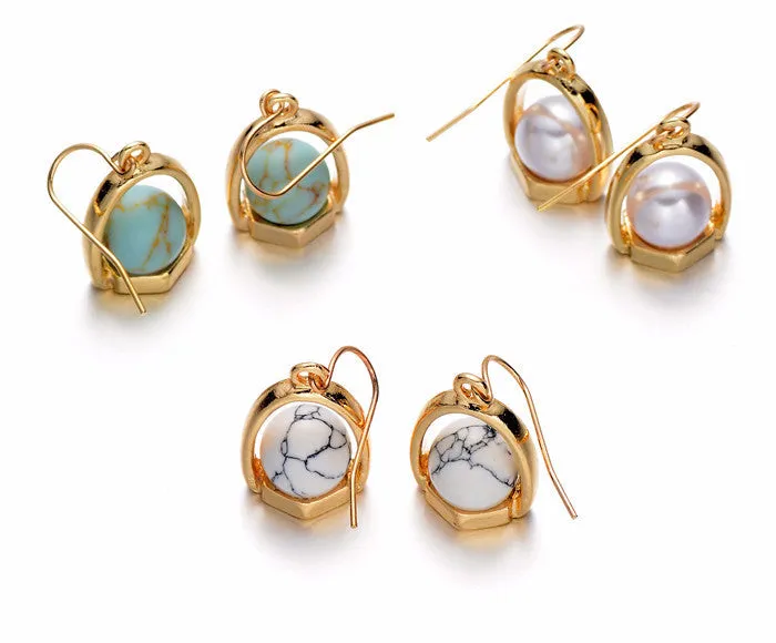 Turquoise Drop Earrings